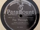 Hot Jazz 78 RPM KING OLIVER - I'm Through/Longshoreman Blues PARAMOUNT RE E-
