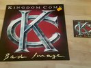 KINGDOM COME Bad Image 1st Press Vinyl LP + Original Sticker RAR Rock AC DC TOP
