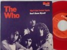 THE WHO WON'T GET FOOLED AGAIN   RARE ROCK 45GIRI