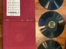 Vintage WWII Japanese Victor 78 Record Binder Cloth Embossed Cover & 3 Records