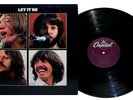 The BEATLES - Let It Be LP Capitol Vinyl With Poster SW-11922 VG+