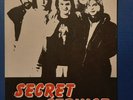 SECRET SERVICE FLASH IN THE NIGHT RARE SHEET MUSIC ITALY SWEDISH ROCK BAND 1982