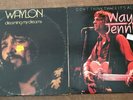 2 x Waylon Jennings Vinyl Record LP Dreaming My Dreams Don't Think Twice VG