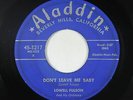Blues R&B 45 - Lowell Fulson - Don't Leave Me Baby - Aladdin - mp3