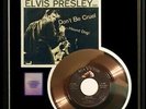 ELVIS PRESLEY HOUND DOG RARE 45 RPM GOLD METALIZED RECORD RARE VINYL NON RIAA