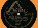 c 78 RPM Django Reinhardt and QHCF Swing SW 253 in E-