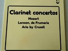 *1st SOUND* Opus 3- Sweden:  Clarinet Concertos: Mozart, Larsson, Crusell- NM