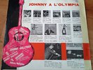 JOHNNY HALLYDAY Johnny à l'Olympia LP FRANCE 1962 PHILIPS Label Vert