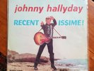 Album Johnny Halliday Recentissime, très rare Italie (1962)