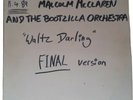 Malcolm McLaren Acetate LP recorded at CBS Mastering Studios 11.4.1989