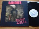 RAMONES Brain Drain LP Chrysalis 64 3217251 ITALY mit OIS