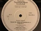 UNPLAYED DGG 136478 WHITE TEST PRESS- RUGGIERO RICCI-Violine Konzert Paganini