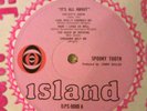 SPOOKY TOOTH IT'S ALL ABOUT LP. ISLAND ILPS 9080 PINK EYE NO COVER EX+