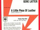 GENE LATTER A LITTLE PIECE OF LEATHER / FUNNY FACE GIRL / CBS PROMO 1967 ( NM )