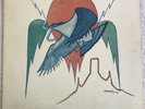 EAGLES “ON THE BORDER“ 1974 LP, ASYLUM SD 7-1004, STERLING, POSTER, NEAR MINT