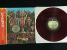 THE BEATLES - SGT. PEPPERS - RED WAX - JAPAN VINYL LP OBI AP-8163