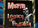 MISFITS - LEGACY OF BRUTALITY 1985 OG FIRST PRESS Translucent Vinyl  LP