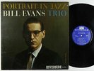 Bill Evans Trio - Portrait In Jazz LP - Riverside - RLP 12-315 Mono DG