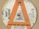 MARY McCARTHY**EASY KIND OF LOVE**DEMO**DANCER**CBS LABEL**HEAR IT
