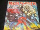 Iron Maiden : Number of the beast LP + publicity photo & merch sheet