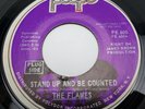 HEAR The Flames Stand Up And Be Counted/My Lonely Hour People PE600 PROMO FUNK