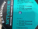My Friend Sam  ?– It's My Pleasure 1992 UK Vinyl 12
