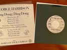 The Beatles George Harrison Promo Single 1974 Ding Dong Ding Dong w/ PS P-1879