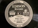 EDISON 51800 MARKELS' ORCHESTRA Baby Face / Precious EE+