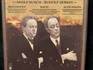 ADOLF BUSCH violin - R. SERKIN piano - BEETHOVEN, BACH & SCHUMANN - COLUMBIA 3LP