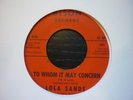lola sands to whom it may concern bison  usa orig 45 northern soul