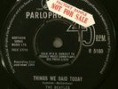 The BEATLES A Hard Day's Night  Parlophone UK 45 1964 W. Not For Sale Sticker