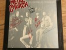 METAL CHURCH Blessing In Disguise  AUTOGRAPHED  lp flat -  Venom Exodus Slayer