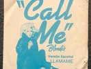 Blondie Call Me Rare Mexico G/F 7