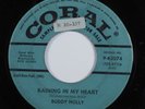 Rock 45 BUDDY HOLLY Raining In My Heart CORAL promo HEAR