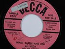 Rock & Roll 45 BILL HALEY AND HIS COMETS Shake, Rattle And Roll DECCA promo HEAR