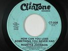 Crossover Soul 45 - Rozetta Johnson - How Can You Lose - Clintone - mp3