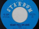 sweet soul 45 RPM THE INVINCIBLES Heart Full Of Love STARDOM VG/VG+ HEAR i can't