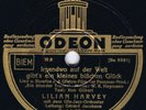 78 rpm LILIAN HARVEY Irgendwo Auf Der Welt... German 1932 Willy Fritsch Odeon