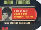 EP IRMA THOMAS  POLYDOR  27754 SUPERBE ETAT