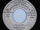 Rockabilly Country 45 JOHNNIE LEE WILLS Sold Out Doc RCA VICTOR promo HEAR