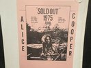 ALICE COOPER-SOLD OUT-RARE 1975 “UNOFFICIAL RELEASE” LP