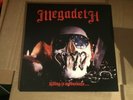 *MEGADETH* KILLING IS MY BUSINESS 2008 UK CLEAR WITH BLUE SPLATTER *SHIPS FREE*