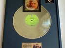 Van Morrison Astral Weeks Vinyl Gold Metallized Record Mounted In Frame