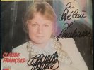 CLAUDE FRANÇOIS Superbe Dedicace /'Autographe Disques FLÈCHE 45 tours