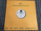 U2 BBC Transcription Disc Vinyl LP-In Concert in London 1983 VERY RARE Excellent