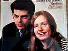 Jacqueline Du Pre & Daniel Barenboim - Brahms. UK HMV 1968 Stereo Vinyl Mint.