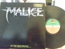 MALICE LP IN THE BEGINNING 1985 ORIGINAL STERLING VINYL PRESSING PROMO
