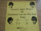 THE BEATLES FIRST FAN CLUB CHRISTMAS FLEXI DISC 1963 LOOKS UNPLAYED