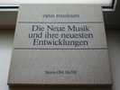 Die Neue Musik Und Ihre Neuesten Entwicklungen Opus Musicum ?116/118 Stockhausen