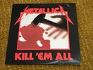 Metallica. Kill 'Em All. Vinyl Album Record. 1983. Music For Nations. MFN 7.